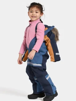 Overtøj|Didriksons Bjärven Flyverdragt, Galaxy Blue Blå/Orange