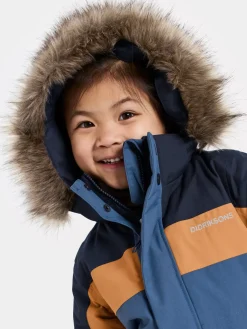 Overtøj|Didriksons Bjärven Flyverdragt, Galaxy Blue Blå/Orange