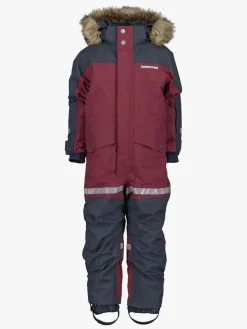 Flyverdragter|Overtøj|Didriksons Bjärven Flyverdragt, Rusty Wine Rød/Blå