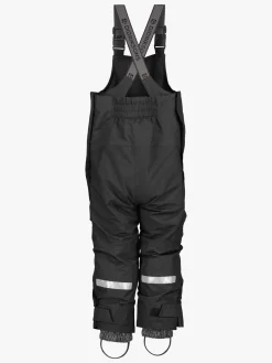 Børn Didriksons Vintertøj-Bjärven Overtræksbukser, Black