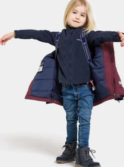 Vintertøj|Didriksons Bjärven Vinterjakke, Rusty Wine Rød