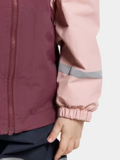 Overtøj|Didriksons Bladet Skaljakke, Dusty Pink Lilla/Lyserød