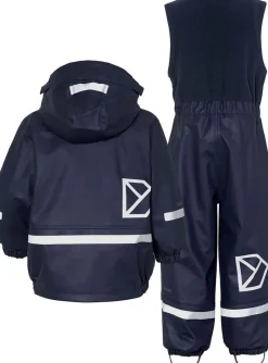 Regntøj|Didriksons Boardman Foret Regnsæt, Navy Blå