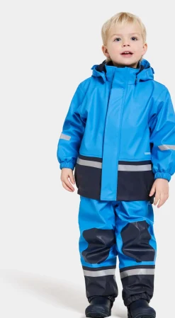Regntøj|Didriksons Boardman Foret Regnsæt, Sharp Blue Blå