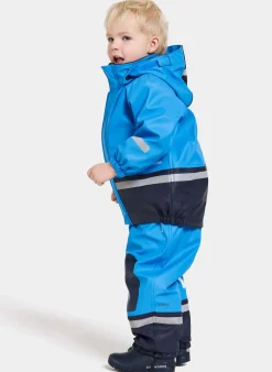 Regntøj|Didriksons Boardman Foret Regnsæt, Sharp Blue Blå