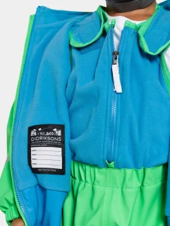 Børn Didriksons Regntøj-Boardman Foret Regnsæt, Frog Green