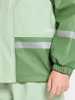 Regntøj|Didriksons Boardman Foret Regnsæt, Light Algae Green Grøn