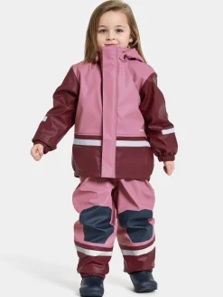 Regntøj|Didriksons Boardman Foret Regnsæt, Heather Pink