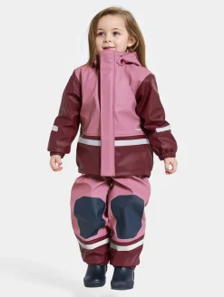 Regntøj|Didriksons Boardman Foret Regnsæt, Heather Pink