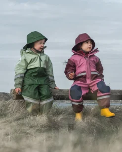 Regntøj|Didriksons Boardman Foret Regnsæt, Heather Pink