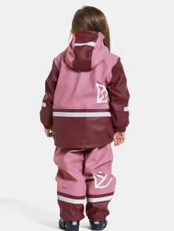 Regntøj|Didriksons Boardman Foret Regnsæt, Heather Pink