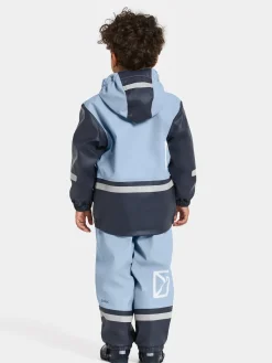 Børn Didriksons Regntøj-Boardman Foret Regnsæt, Cloud Blue