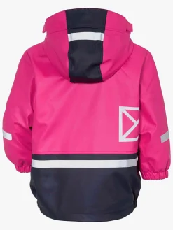 Regntøj|Didriksons Boardman Foret Regnsæt, Plastic Pink Lyserød/Blå