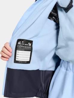 Børn Didriksons Regntøj-Boardman Foret Regnsæt, Light Sea Blue