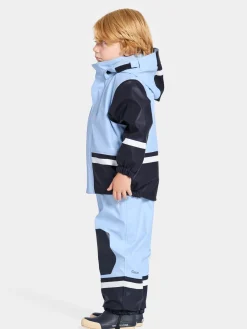 Børn Didriksons Regntøj-Boardman Foret Regnsæt, Light Sea Blue