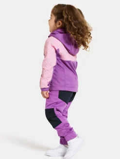 Overtøj|Didriksons Briska Hybridjakke, Tulip Purple Lilla/Lyserød