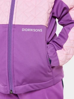 Overtøj|Didriksons Briska Hybridjakke, Tulip Purple Lilla/Lyserød