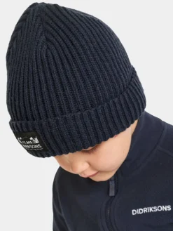 Børn Didriksons Tilbehør|Vintertøj-Bus Hue, Navy
