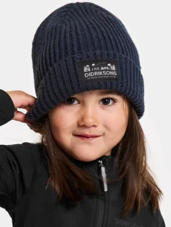 Børn Didriksons Tilbehør|Vintertøj-Bus Hue, Navy