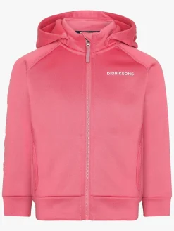 Fleecetøj|Didriksons Corin Powerstretch Jakke, Dusty Azalea