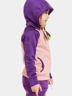 Børn Didriksons Fleecetøj-Corin Powerstretch Jakke, Dusty Pink