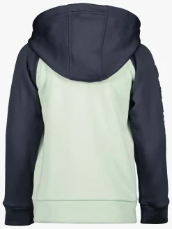 Fleecetøj|Didriksons Corin Powerstretch Jakke, Pale Mint Grøn/Blå