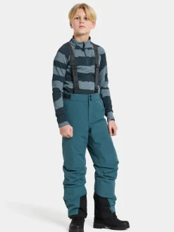 Børn Didriksons Termotøj|Vintertøj-Dacit Overtræksbukser, Star Blue