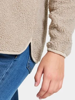 Fleecetøj|Didriksons Exa Fleecetrøje, Beach beige