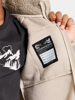 Fleecetøj|Didriksons Exa Fleecetrøje, Beach Beige