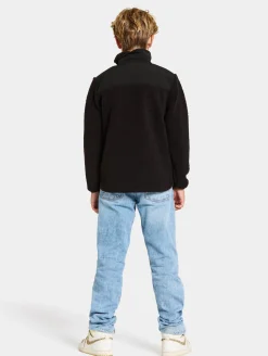 Fleecetøj|Didriksons Exa Fleecetrøje, Sort