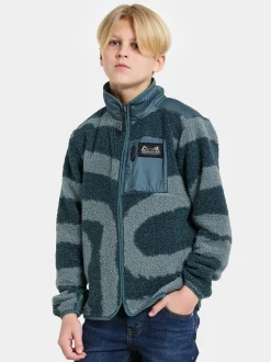 Fleecetøj|Didriksons Exa Fleecetrøje, Path L Blue Blå