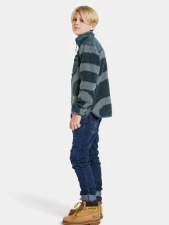 Fleecetøj|Didriksons Exa Fleecetrøje, Path L Blue Blå