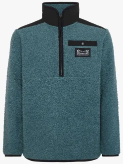 Fleecetøj|Didriksons Exa Fleecetrøje, Star blue Blå