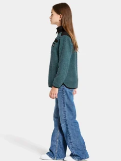 Fleecetøj|Didriksons Exa Fleecetrøje, Star blue Blå