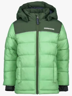 Børn Didriksons Vintertøj-Fox Vinterjakke, Dusty Lime