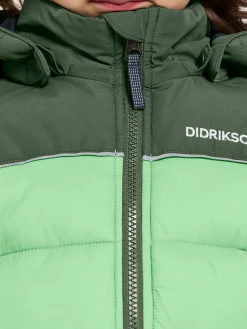 Børn Didriksons Vintertøj-Fox Vinterjakke, Dusty Lime