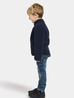 Fleecetøj|Didriksons Gibbs Fleecetrøje, Navy Grøn/Blå