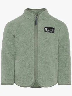 Fleecetøj|Didriksons Gibbs Fleecetrøje, Light Moss Grøn