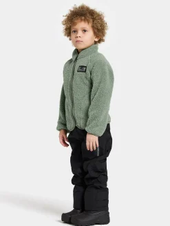 Fleecetøj|Didriksons Gibbs Fleecetrøje, Light Moss Grøn