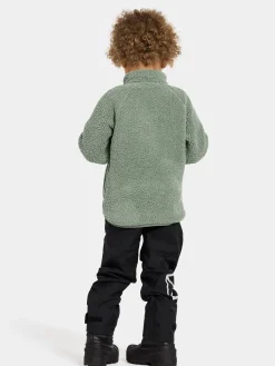 Fleecetøj|Didriksons Gibbs Fleecetrøje, Light Moss Grøn