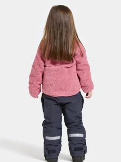 Børn Didriksons Fleecetøj-Gibbs Fleecetrøje, Heather Pink