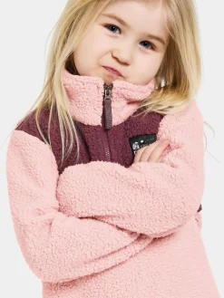 Fleecetøj|Didriksons Gosig Fleecetrøje, Dusty Pink Rød/Lyserød