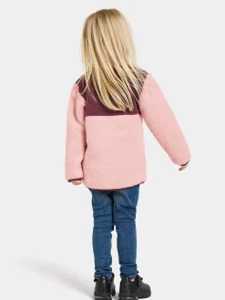 Fleecetøj|Didriksons Gosig Fleecetrøje, Dusty Pink Rød/Lyserød