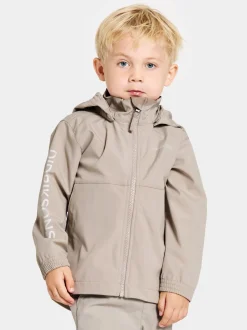 Overtøj|Didriksons  Hindbær Vindjakke, Beach Beige