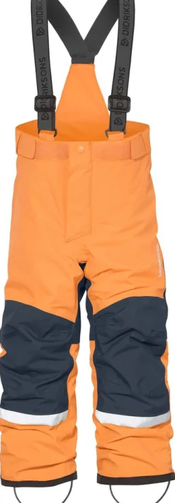 Termotøj|Vintertøj|Didriksons Idre Overtræksbukser, Cantaloupe Orange/Sort