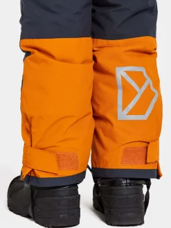 Termotøj|Vintertøj|Didriksons Idre Overtræksbukser, Cantaloupe Orange/Sort