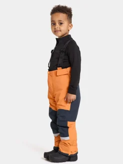 Termotøj|Vintertøj|Didriksons Idre Overtræksbukser, Cantaloupe Orange/Sort