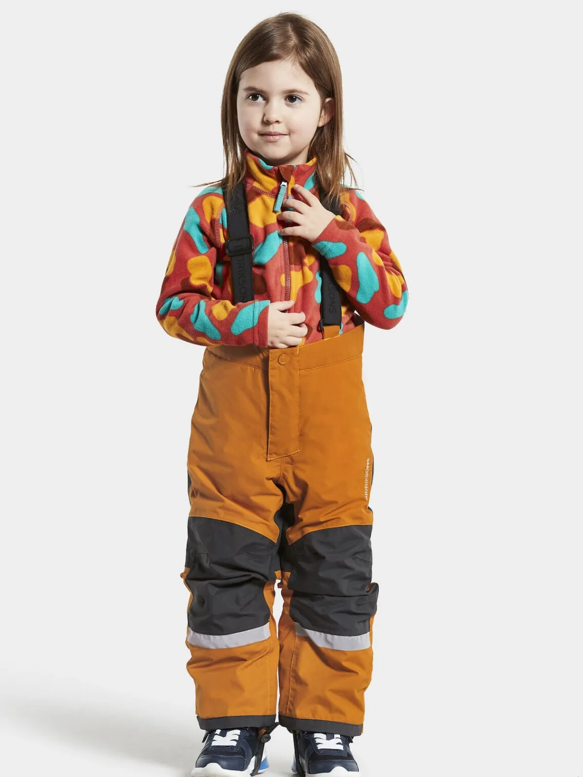 Børn Didriksons Termotøj|Vintertøj-Idre Overtræksbukser, Burnt Glow