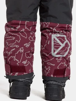 Børn Didriksons Vintertøj-Idre Overtræksbukser, Grundsund Wine