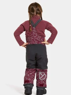 Børn Didriksons Vintertøj-Idre Overtræksbukser, Grundsund Wine